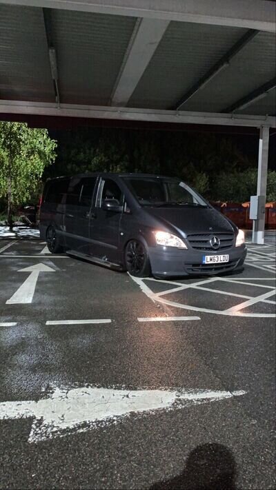 Mercedes Benz 116 Vito camper on Air Suspension Airlift 3p day van