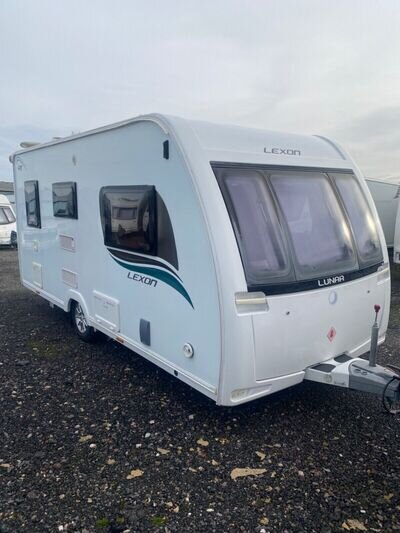 lunar lexon 470 2014 2 berth caravan motor mover air awning