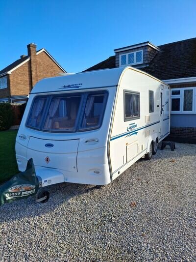 Coachman 590/4 4 berth twin axle caravan with awning