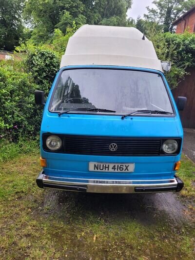 VW T25 Ritmo high top camper van 1982 with Fiamma awning & privacy room
