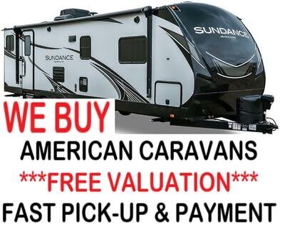 AMERICAN CARAVANS + TRAVEL TRAILERS - Showmans Static RV *** WANTED ***