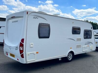 2010 LUNAR QUASAR FIXED DOUBLE BED, 4 BERTH , MOTOR MOVER, 2 AWNINGS & EXTRAS