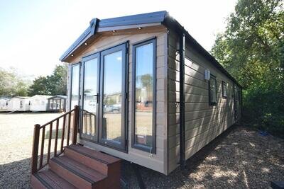 NEW Sunrise 'Micro' Lodge 35x10 | 1 bed | Walk in Wardrobe | 100mm Winterised