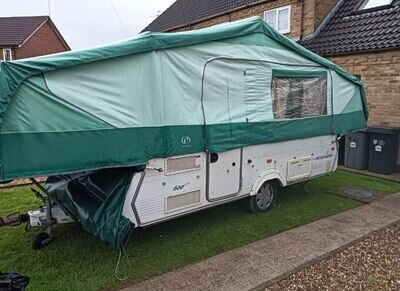 pathfinder 6 berth folding camper with awning 2006