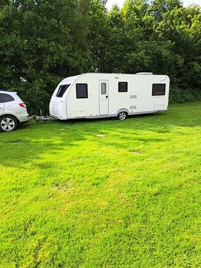 6 berth touring caravan fixed double bed air conditioning