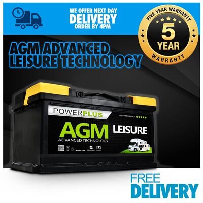 AGM Motorhome Leisure Battery AGM LP120 120ah 12v - Best AGM Leisure Battery