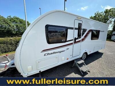 2015 SWIFT CHALLENGER 570 SE 4 BERTH FIXED BED END WASHROOM CARAVAN WITH FI