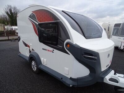 Swift Basecamp 2 Plus 2021 2 Berth Single Axle Micro Caravan with Solar Panel