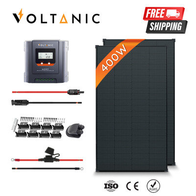 Voltanic 400W 12V Mono Solar Panel Kit, 30A MPPT | Off-Grid Motorhome/Boat/Shed