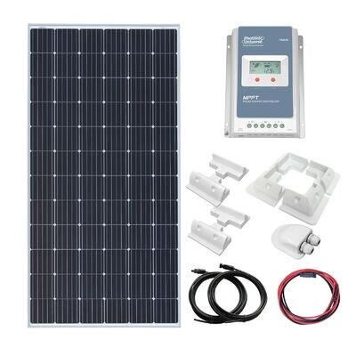 360W 12V/24V solar panel charging kit for motorhome,caravan,camper,boat,off-grid