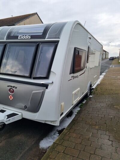 touring caravans used fixed island bed 2015