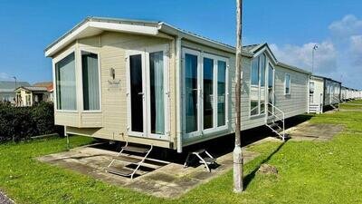 Cheap lodge spec sited static for sale North Wales Coast family run holiday park
