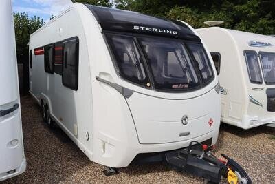 Sterling Eccles Elite 630 6 Berth Fixed Bed Caravan + Quad Motor Movers