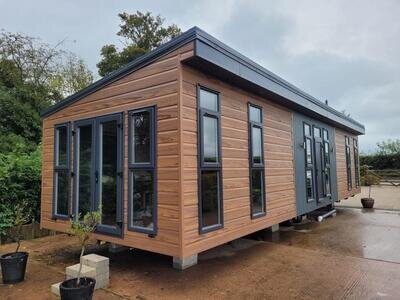 ANNEXE LODGE FOR GARDEN BUILT TO ORDER The Kelly Lodge 2 Bedroom, 40ftx12ft