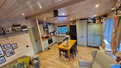 2 bedroom residential log cabin home - split unit