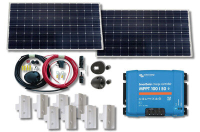 2 x 215W 12V Rigid Solar Panel Kit with 50Amp MPPT Regulator (Photonic Universe)
