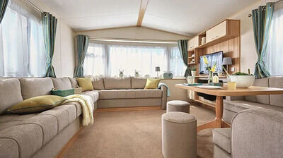 STATIC HOLIDAY HOME * FOR SALE* SITED ON 5 STAR CARAVAN PARK* AMBLE LINKS*