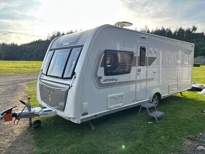 2017 Elddis Affinity 554 Transverse Fixed Bed caravan with Air Awning!