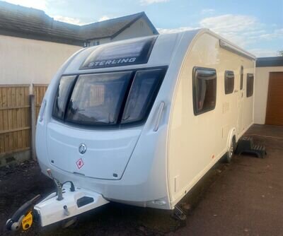 2012 STERLING ECCLES SPORT 586 SR 6 BERTH WITH MOTOR MOVER & BUNK BEDS