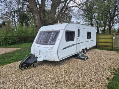 Swift Charisma 620 2007 Twin Axel Fixed Bed 2x Awnings Full Kit Ready To Go