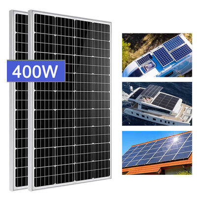 200W 400W Monocrystalline Solar Panel Kit for Home RV Motorhome Campervan Boat