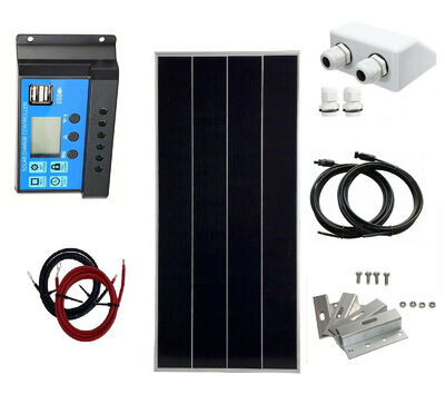 150W 12V Solar Panel kit 20A LCD Controller battery charger motorhome caravan